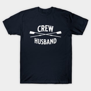 Crew Rowing Husband Sculling Vintage Crossed Oars T-Shirt